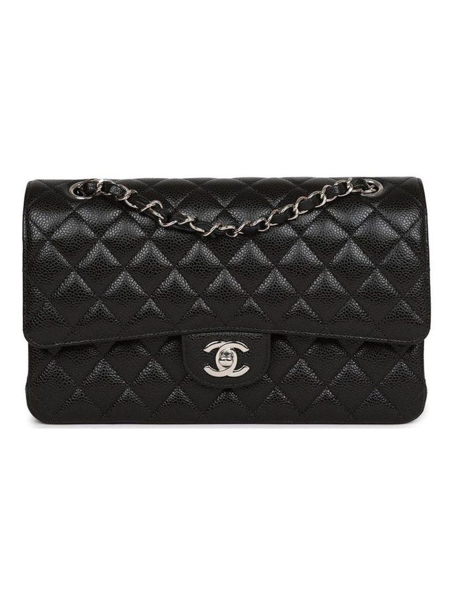 Medium Classic Double Flap Bag Caviar Skin