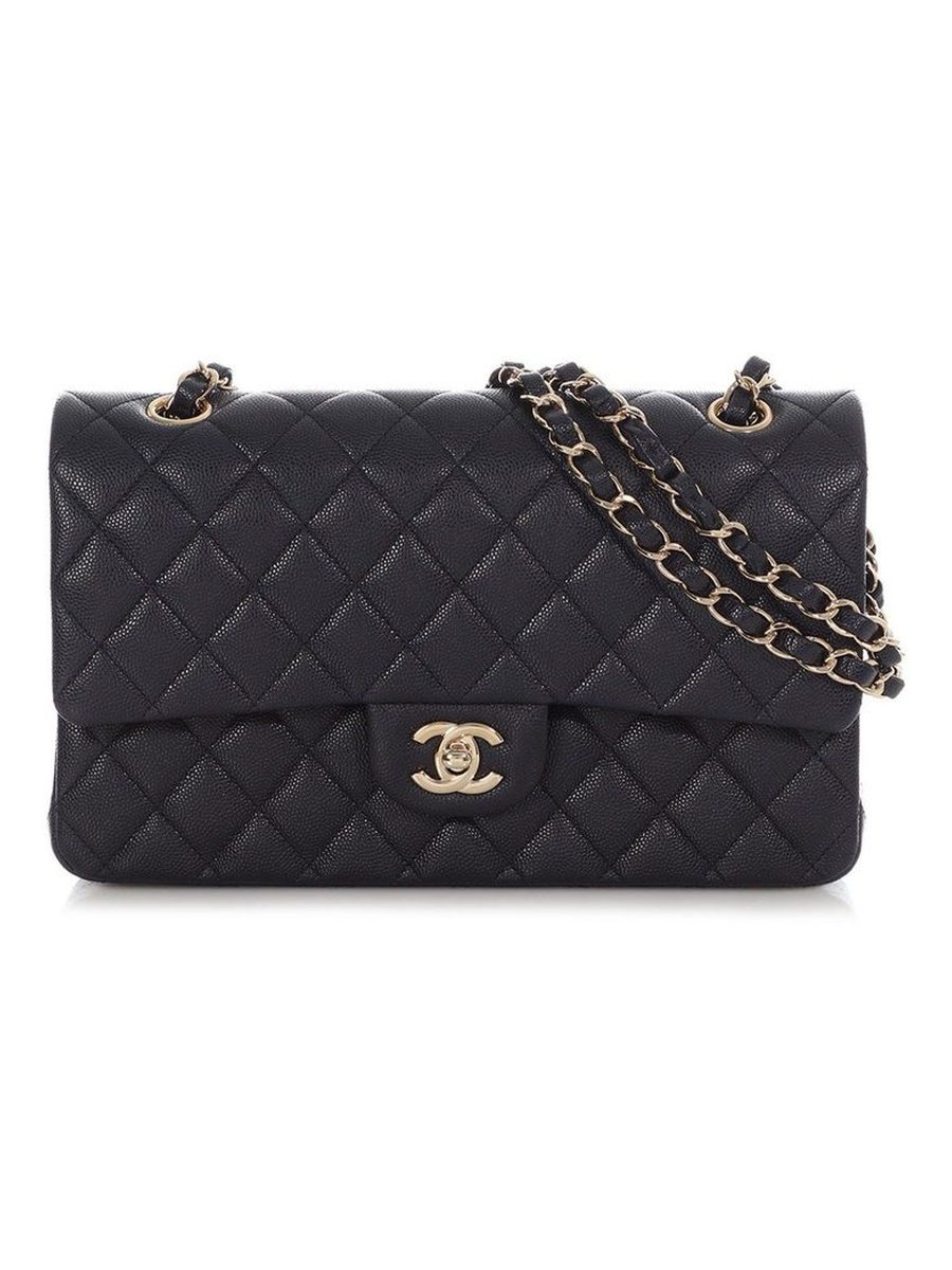 Medium Classic Double Flap Bag Caviar Skin