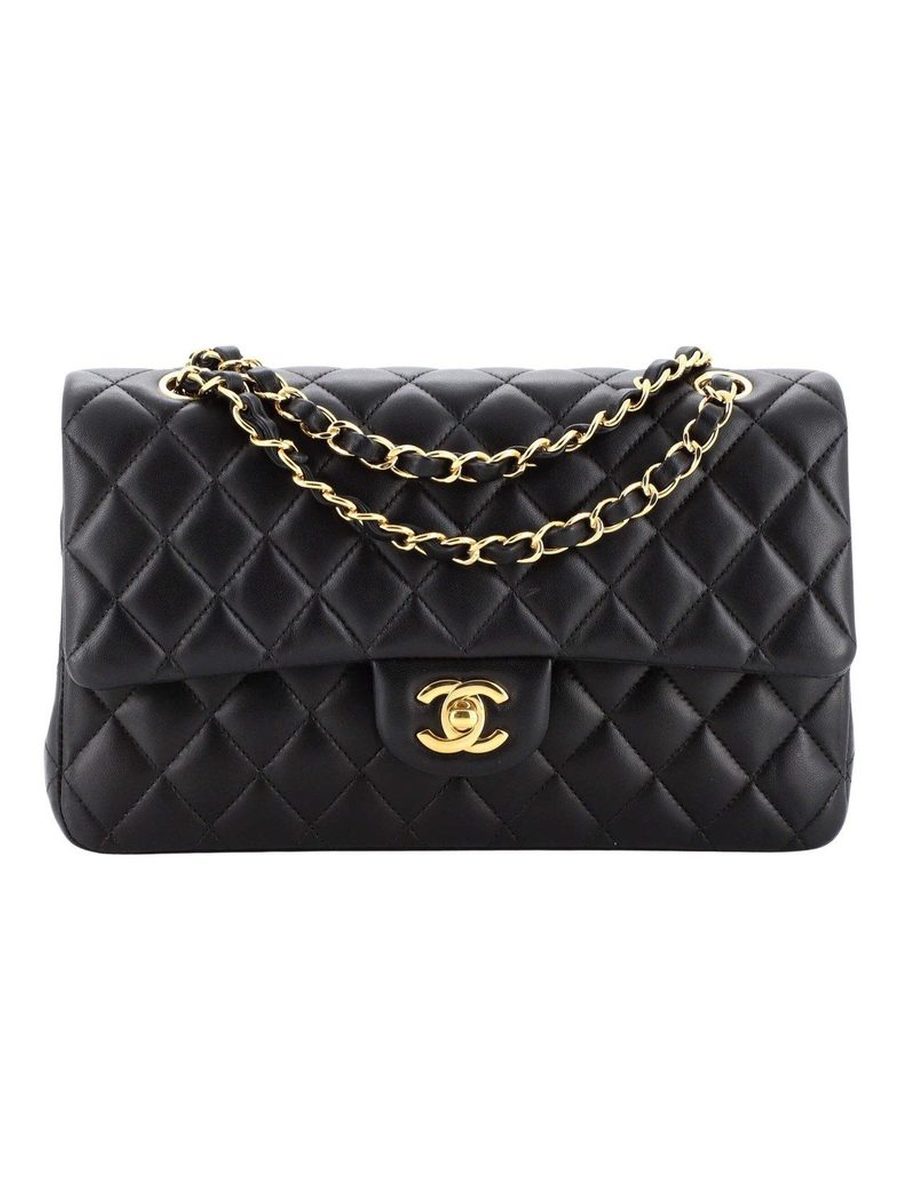 Medium Classic Double Flap Bag Lamb skin