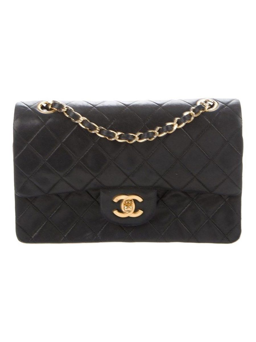Medium Classic Double Flap Bag Lamb skin