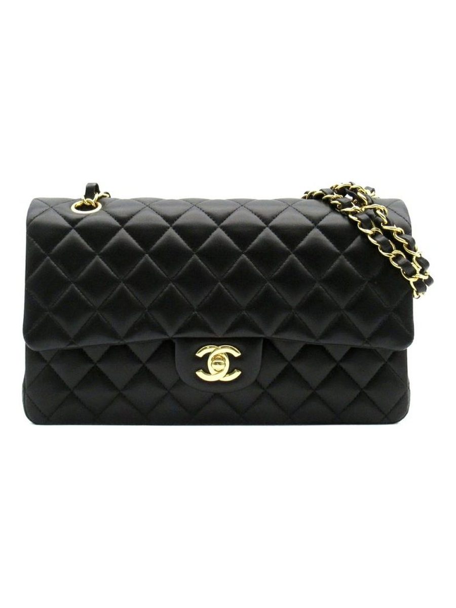 Medium Classic Double Flap Bag Lamb skin
